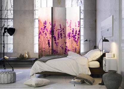 Paravent - Lavender in the Rain Artgeist