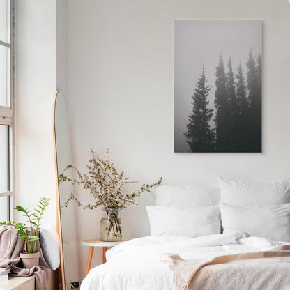 Leinwandbild - Smell of Forest Fog (1 Part) Vertical