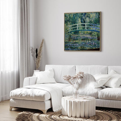Leinwandbild - Claude Monet – Footbridge in Giverny