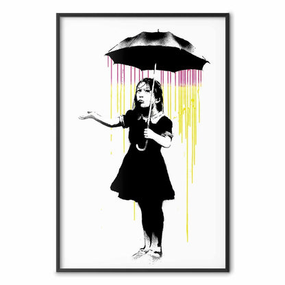 Poster - Girl with an Umbrella