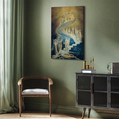 Leinwandbild Jakobsleiter William Blake – Religiöse Kunstgeschichte