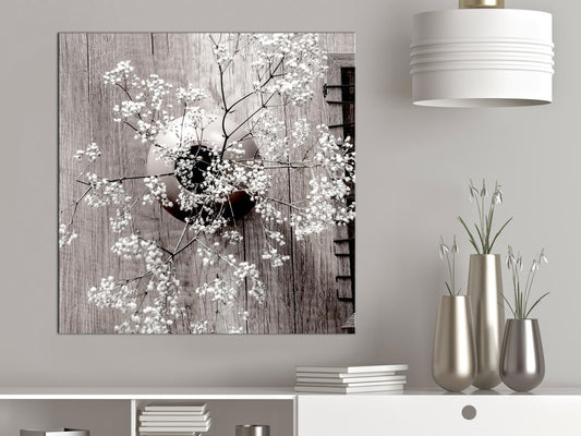 Leinwandbild - Dried Flowers (1 Part) Square Artgeist