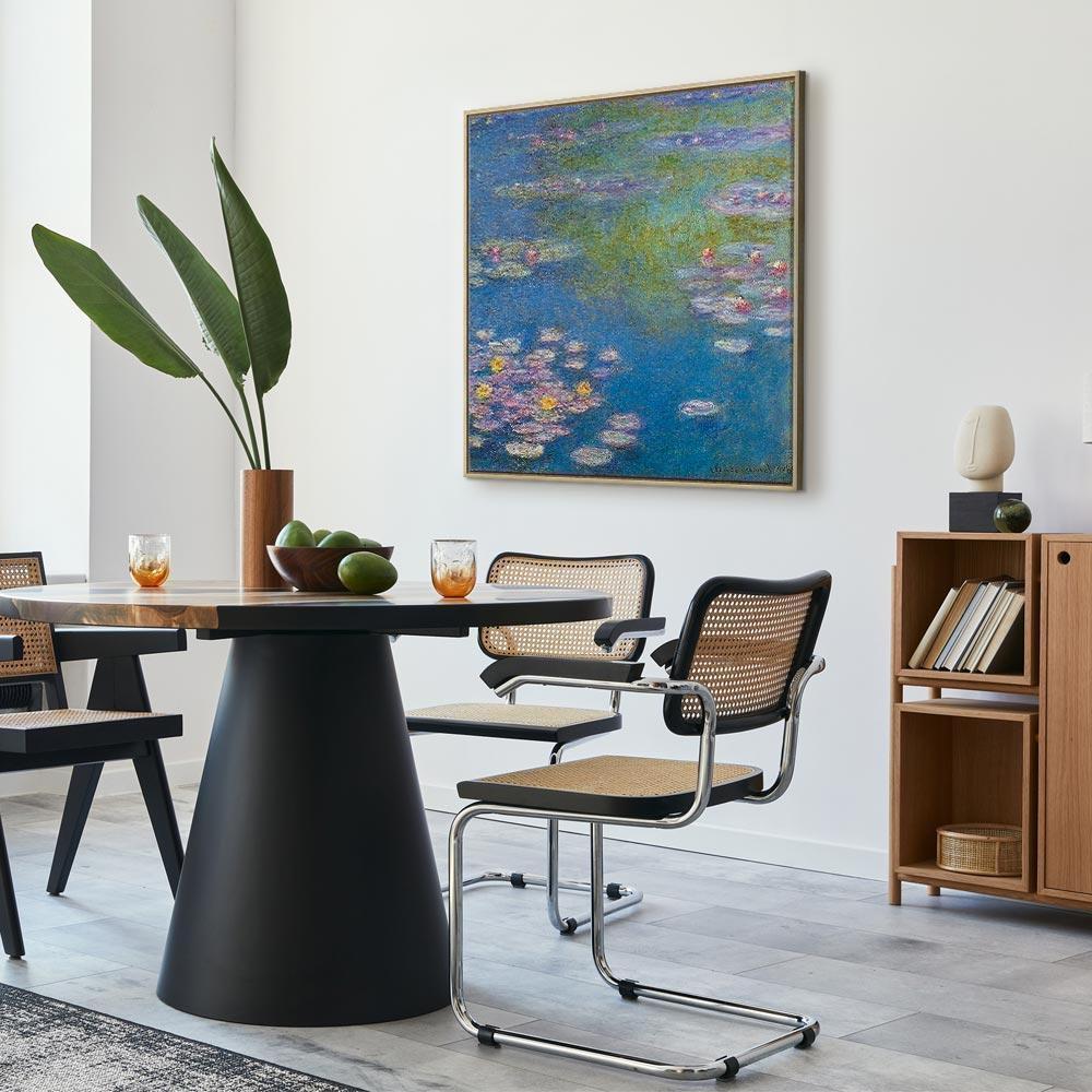 Leinwandbild - Claude Monet – Water lilies in Giverny