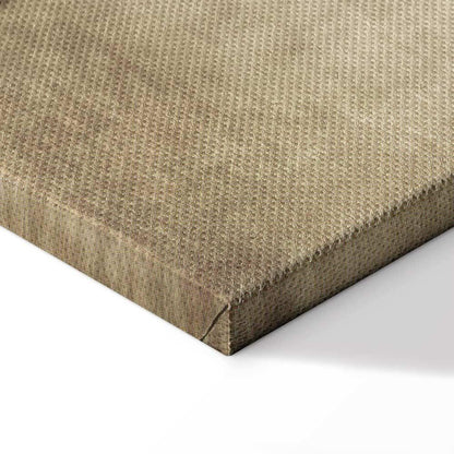 Leinwandbild - Flowers in Beige (1 Part) Wide