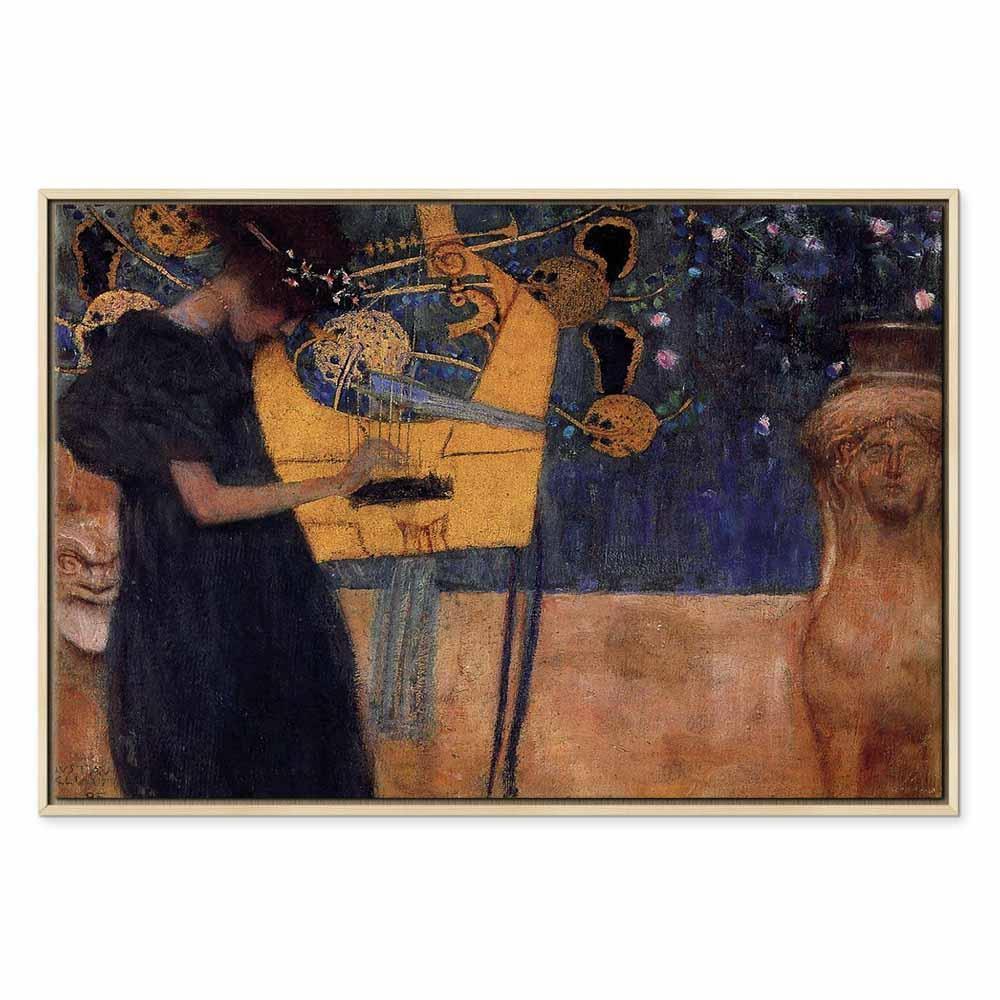 Leinwandbild - Gustav Klimt – Music