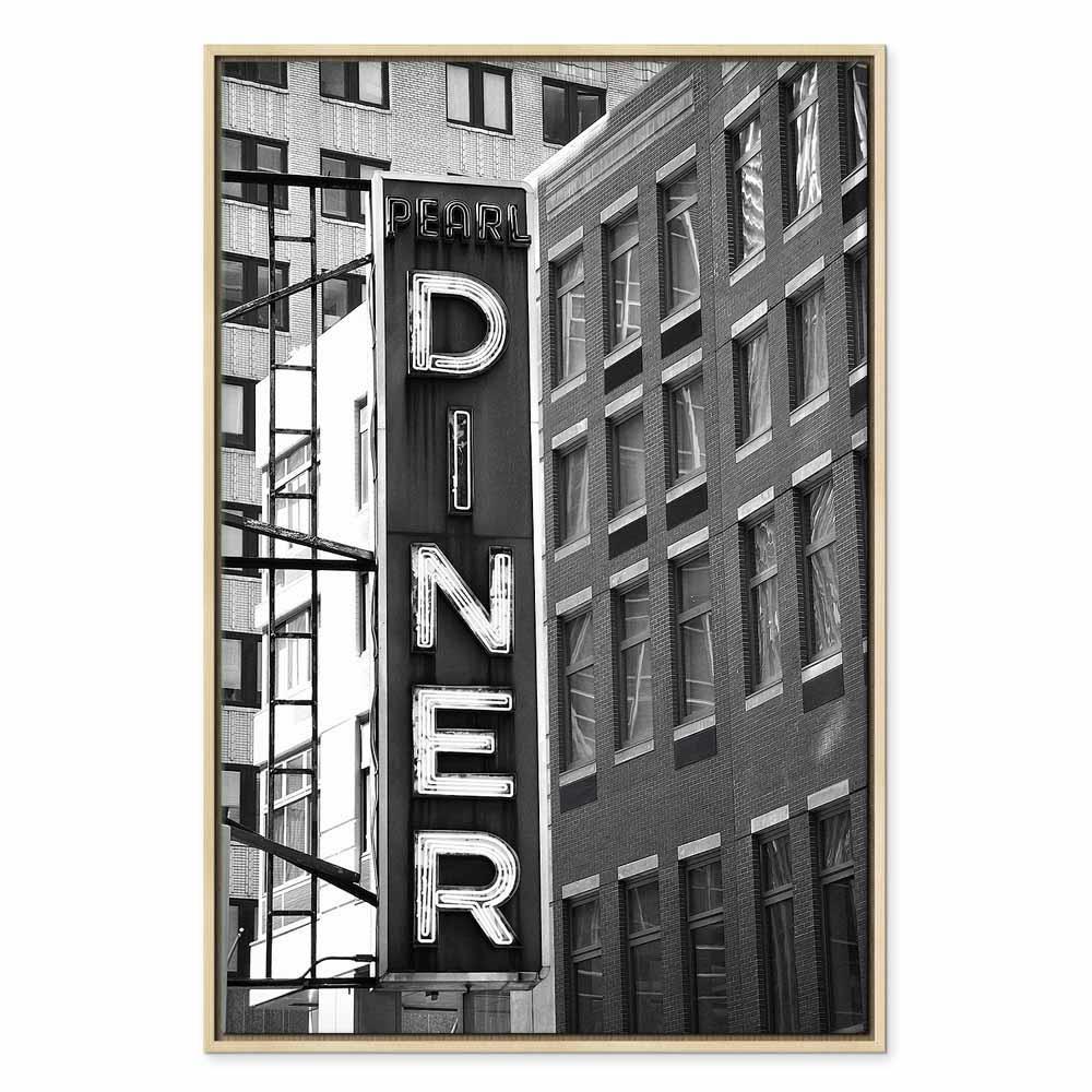 Leinwandbild - New York Neon Sign (1 Part) Vertical