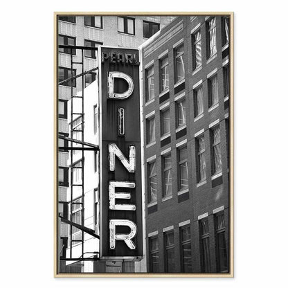 Leinwandbild - New York Neon Sign (1 Part) Vertical