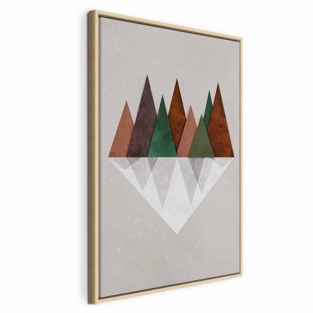 Leinwandbild - Symmetrical Land (1 Part) Vertical