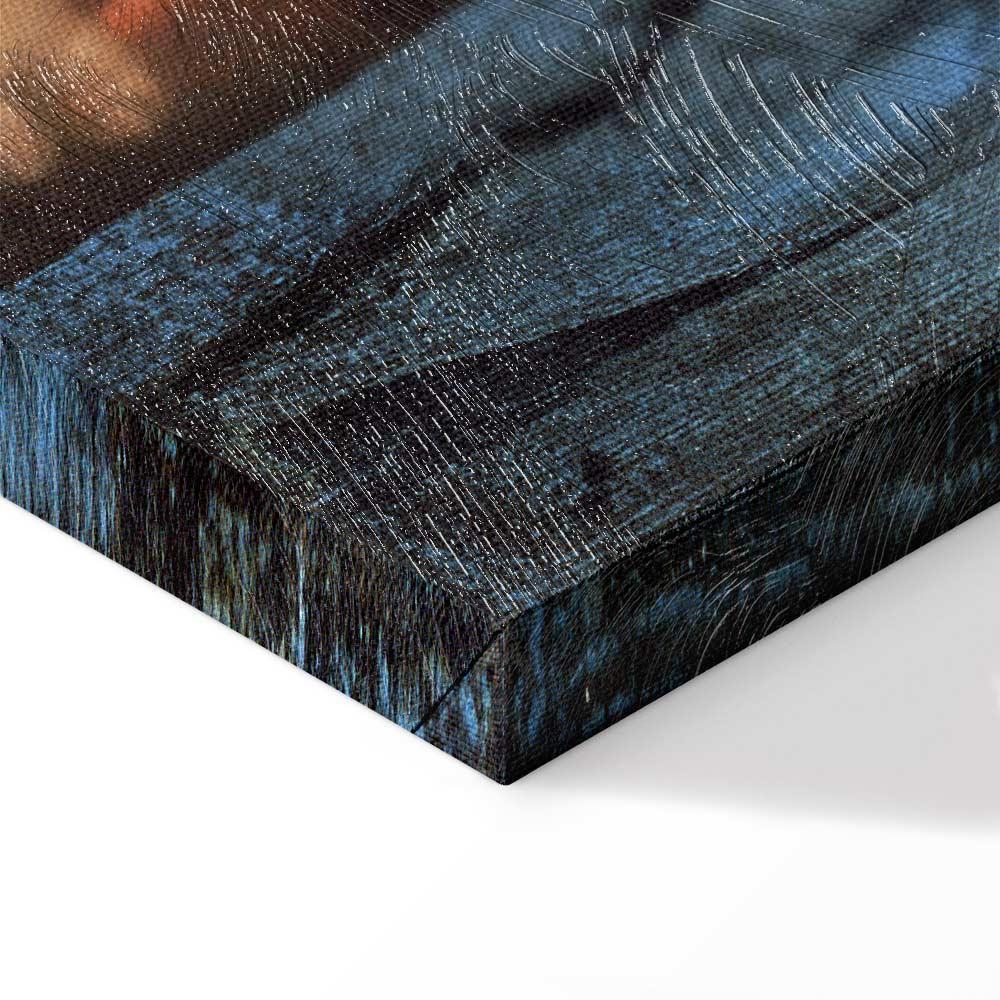 Leinwandbild - Leonardo da Vinci – Madonna Litta