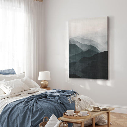 Leinwandbild - Parallel Ridges (1 Part) Vertical