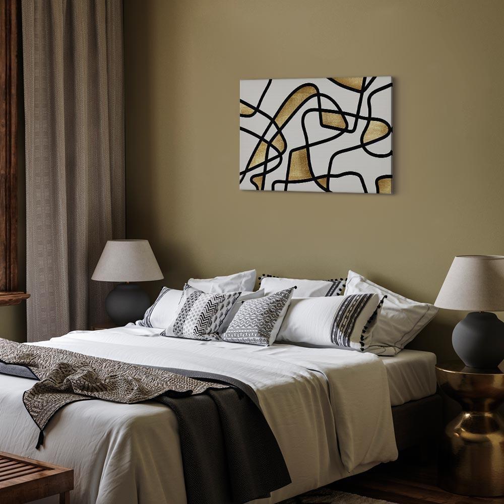 Leinwandbild - Golden Spiral (1 Part) Wide