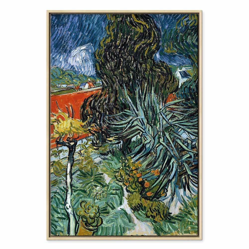 Leinwandbild - Vincent Van Gogh – The Garden of Dr Gachet in Auvers