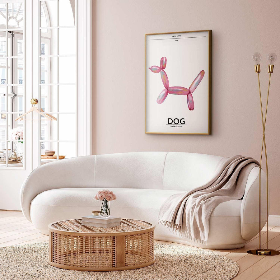 Poster - Holo-Dog - Colorful Retro Dog Artgeist
