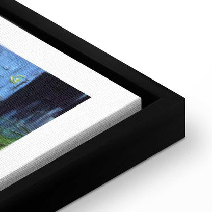 Leinwandbild - Cafe at Night (1 Part) Vertical