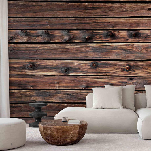 Fototapete - Wooden Warmth Artgeist