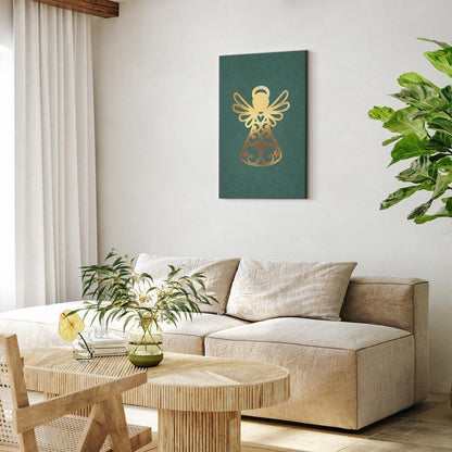 Leinwandbild - Angelic Christmas (1 Part) Vertical