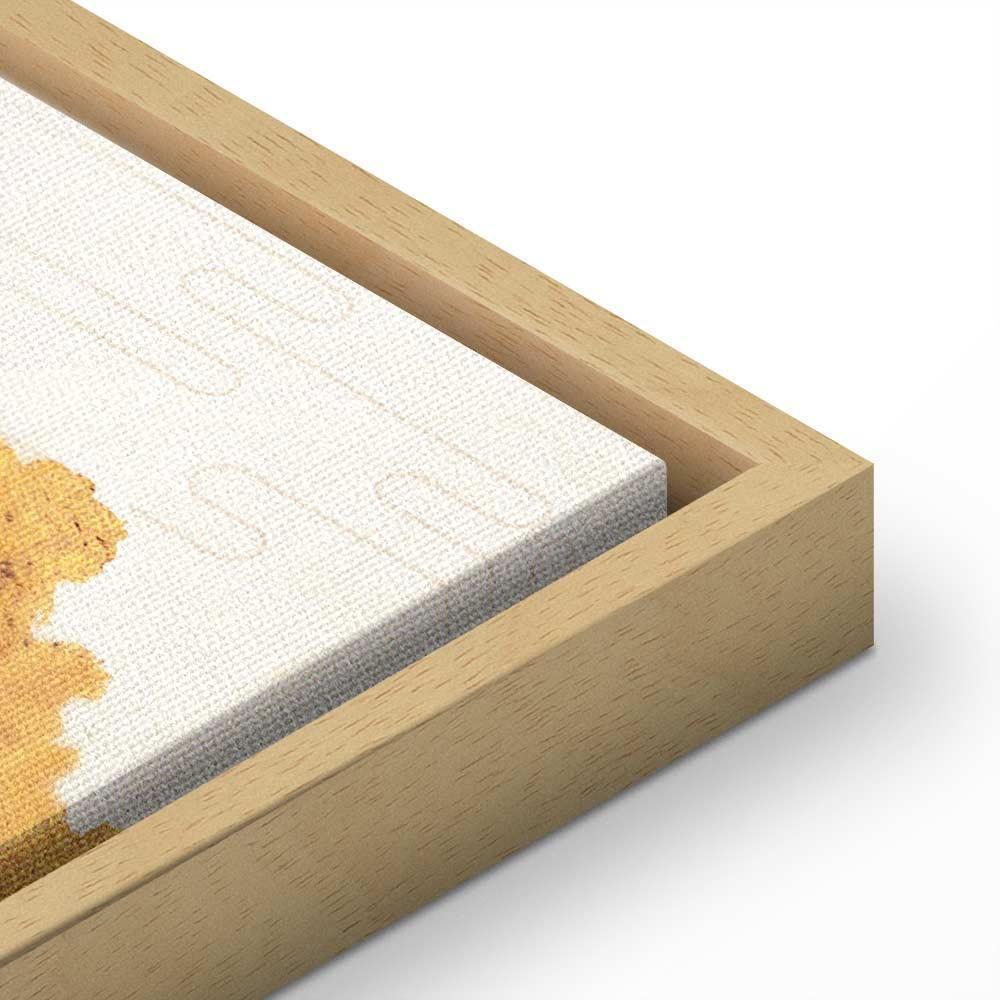 Leinwandbild - Golden Mountains (1 Part) Wide