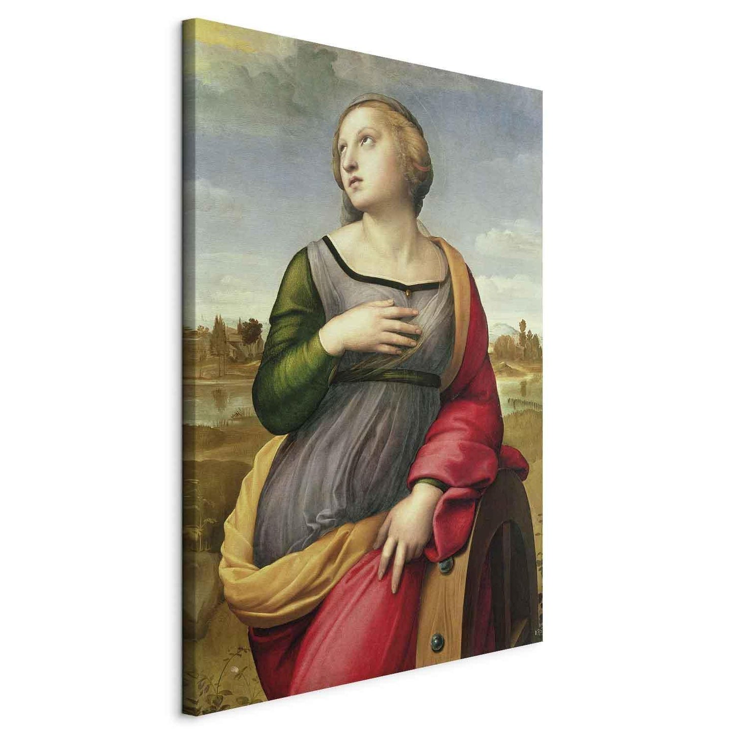 Wandbild XXL - Raphael – Saint Catherine of Alexandria