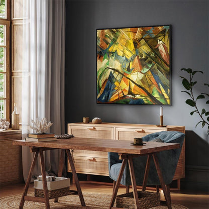 Leinwandbild - Franz Marc – Tirol