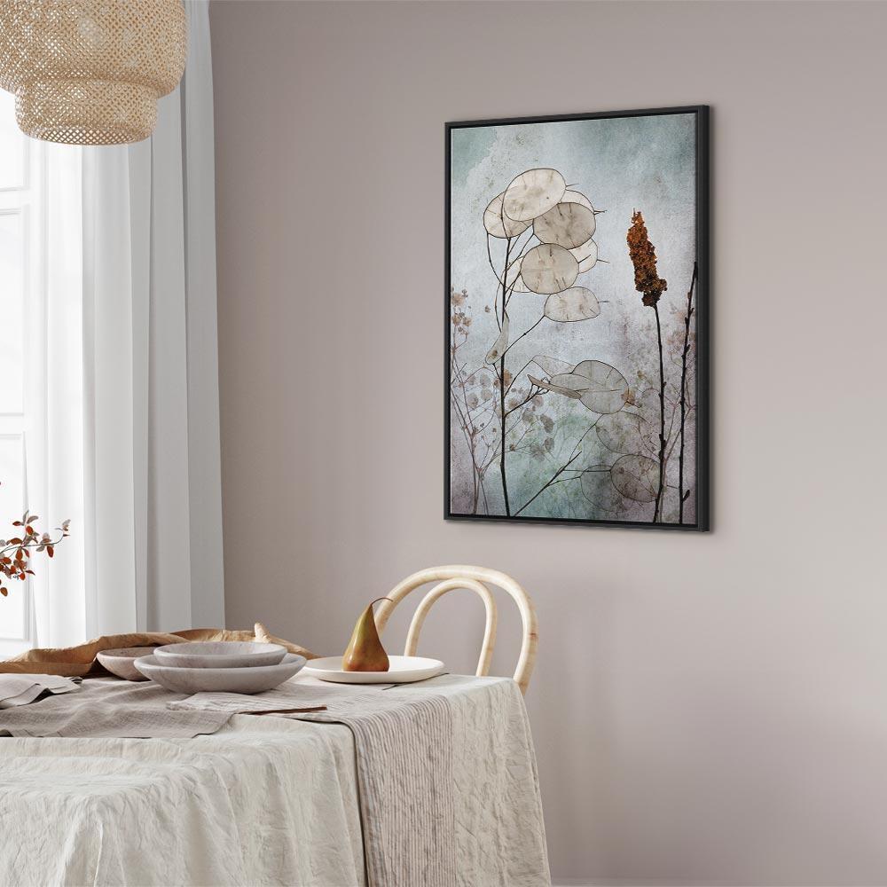 Leinwandbild - Lunaria Fruits (1 Part) Vertical