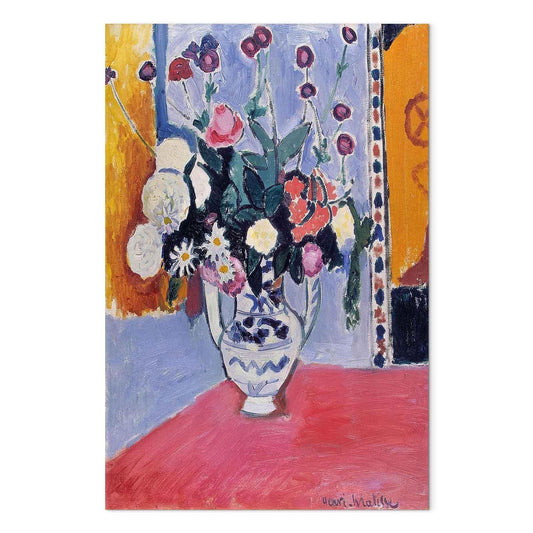 Leinwandbild - Henri Matisse – Bouquet in a Two-Handled Vase