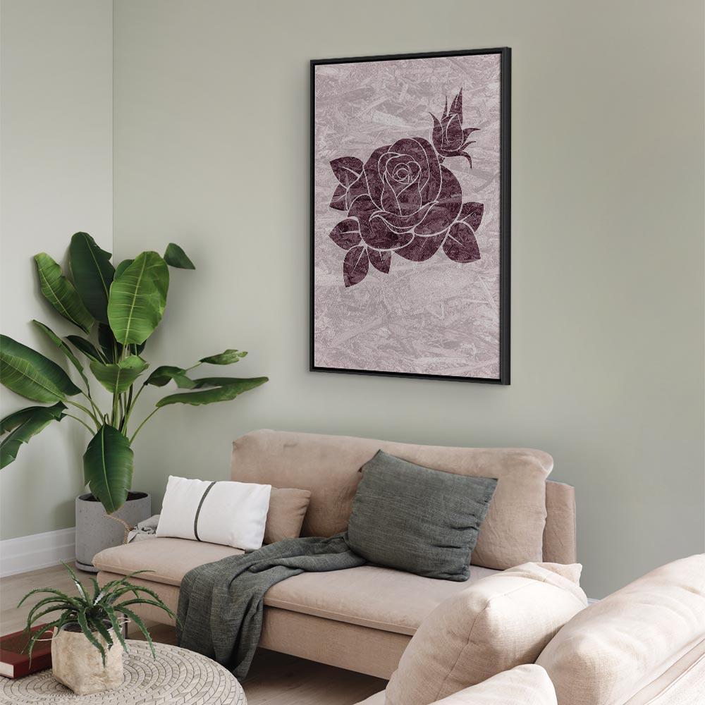 Leinwandbild - Splinters of Love (1 Part) Vertical