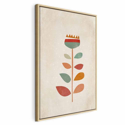 Leinwandbild - Queen of Flowers (1 Part) Vertical