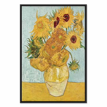 Leinwandbild - Vincent van Gogh – Still Life: A Vase With Twelve Sunflowers III