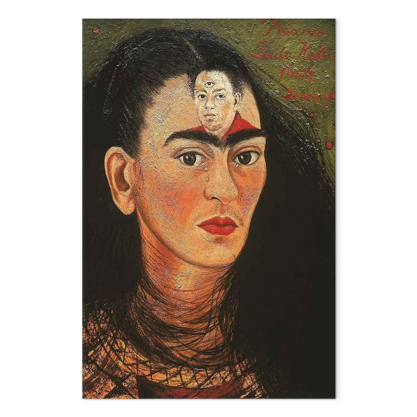 Leinwandbild - Frida Kahlo – Diego and I