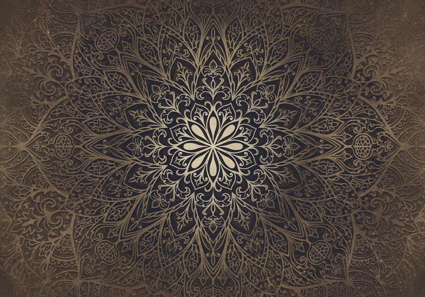Fototapete „Mandala“ – Boho-Design mit spiritueller Eleganz