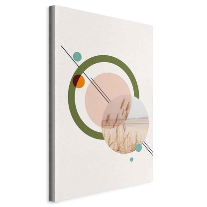 Leinwandbild - Geometric Landscape (1 Part) Vertical