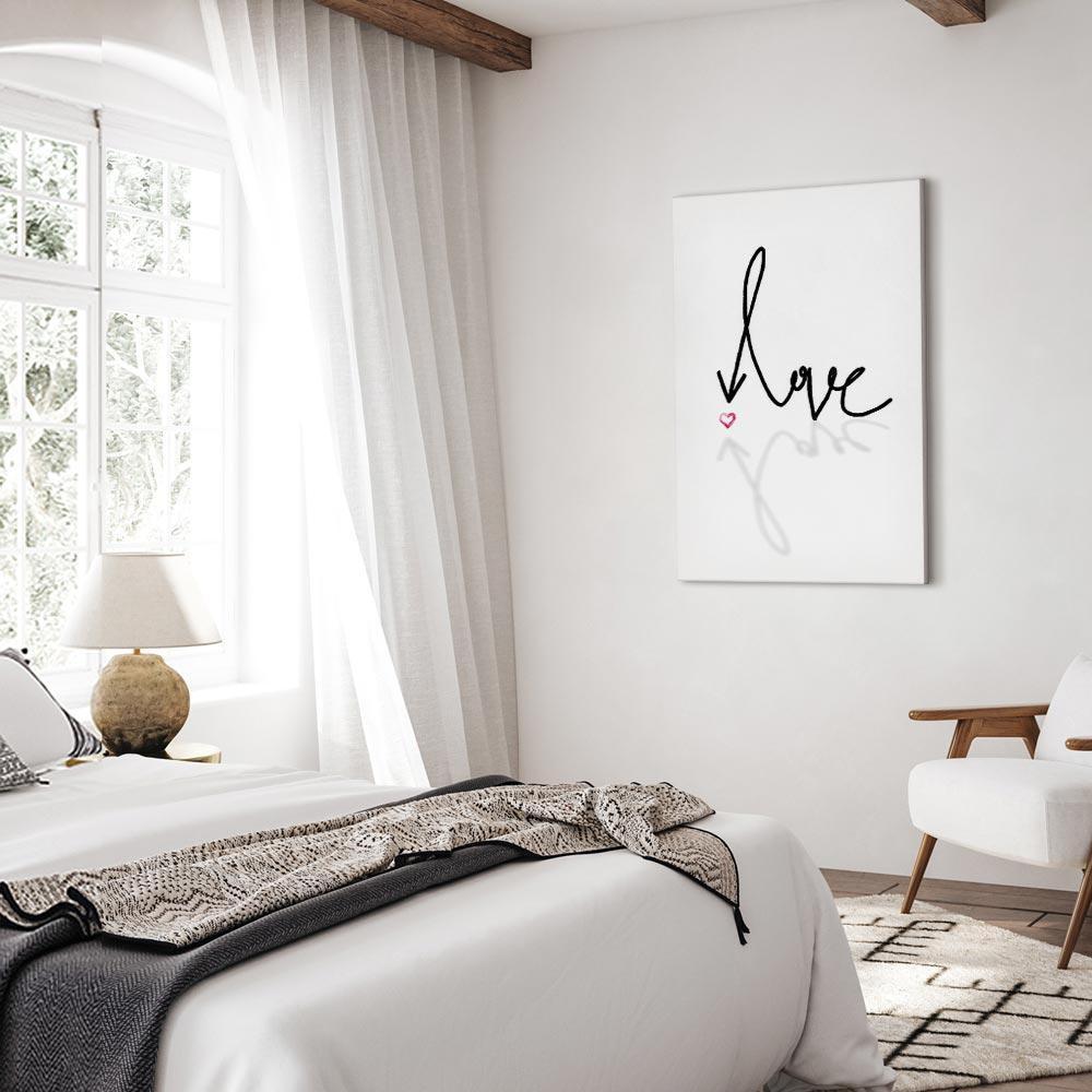 Leinwandbild - This is Love (1 Part) Vertical