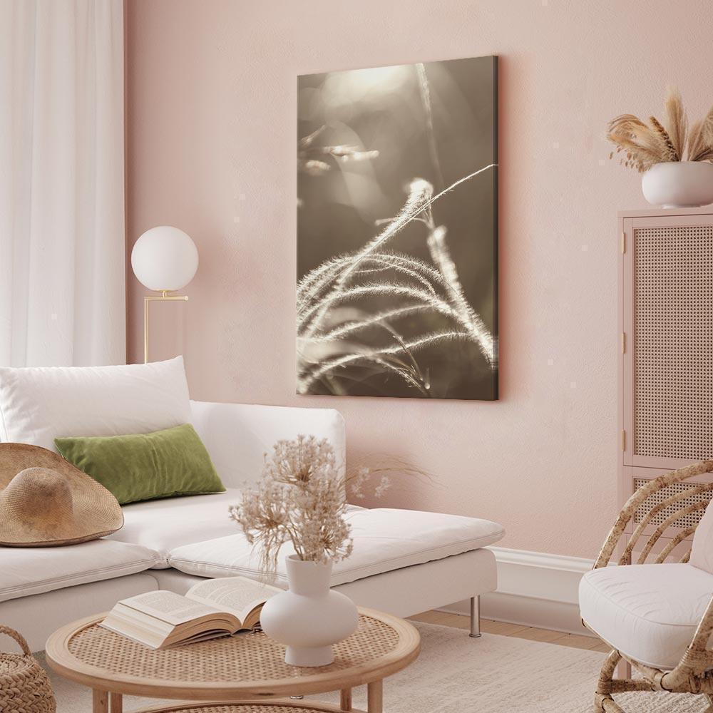 Leinwandbild - Fluffy Grass (1 Part) Vertical