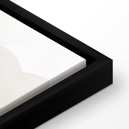 Leinwandbild - Fairy-Tale Moon - Pastel Moon with Balloons Among Colorful Clouds and Stars in Subdued Colors on a Light Background