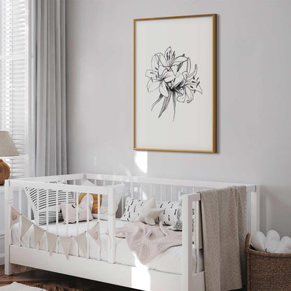 Poster - Drawn Flowers