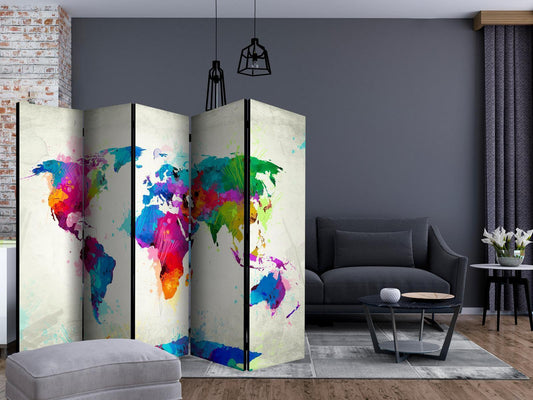 Paravent - The map of happiness II Artgeist