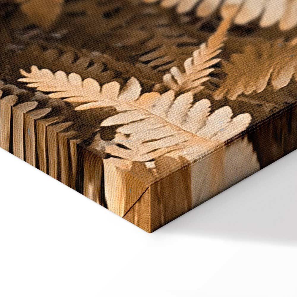 Leinwandbild - Mysterious Fern (1 Part) Vertical