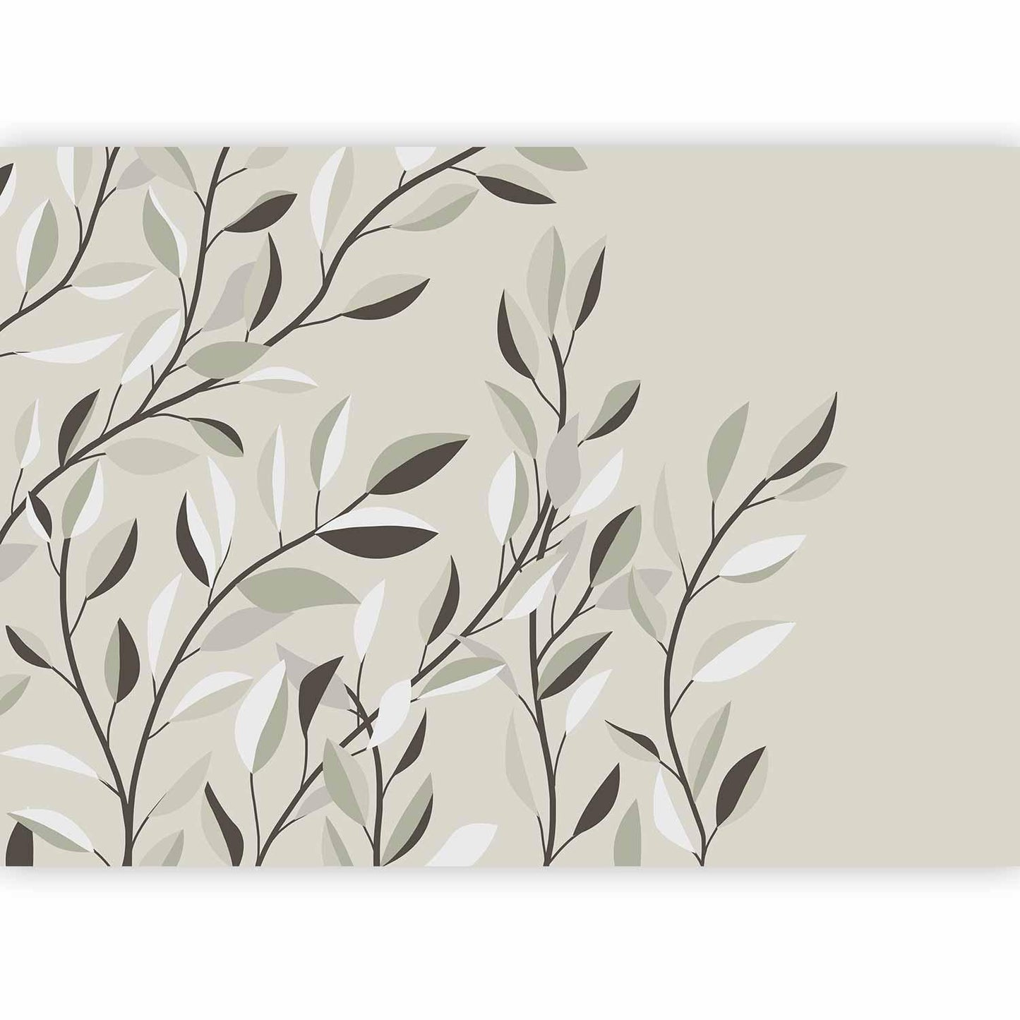 Fototapete - Climbing Leaves - First Variant