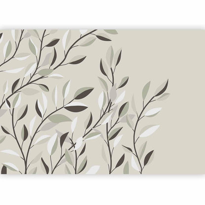 Fototapete - Climbing Leaves - First Variant