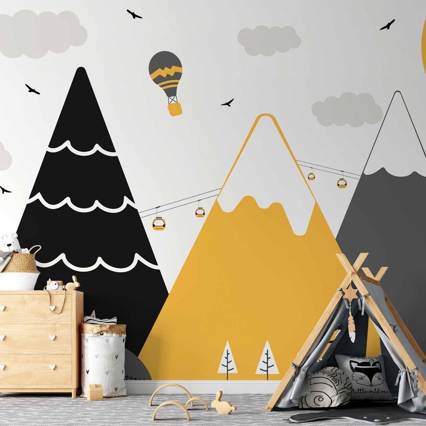 Fototapete - Adventure in the Mountains