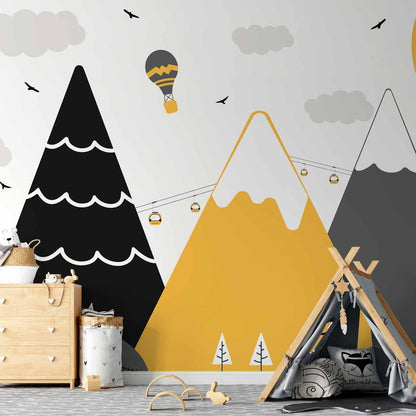 Fototapete - Adventure in the Mountains