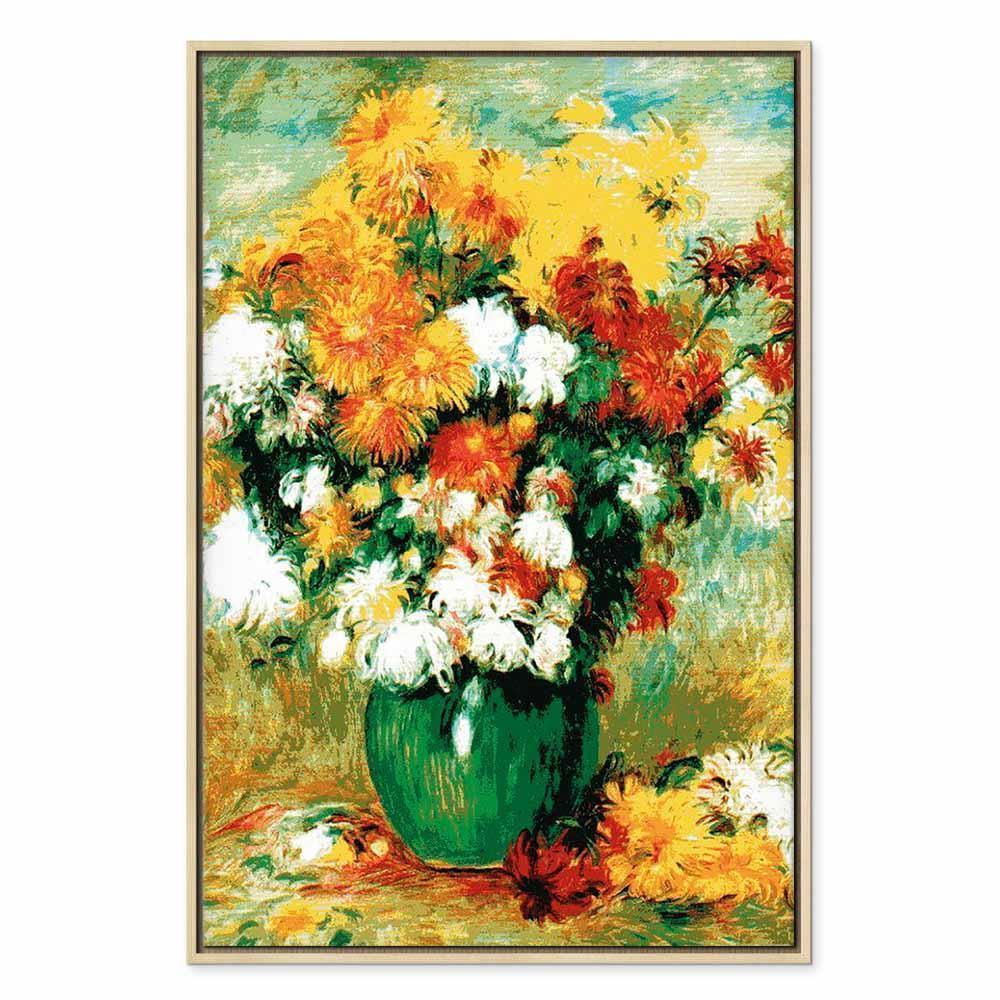 Leinwandbild - Pierre-Auguste Renoir – Chrysanthemums