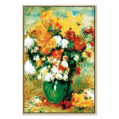 Leinwandbild - Pierre-Auguste Renoir – Chrysanthemums