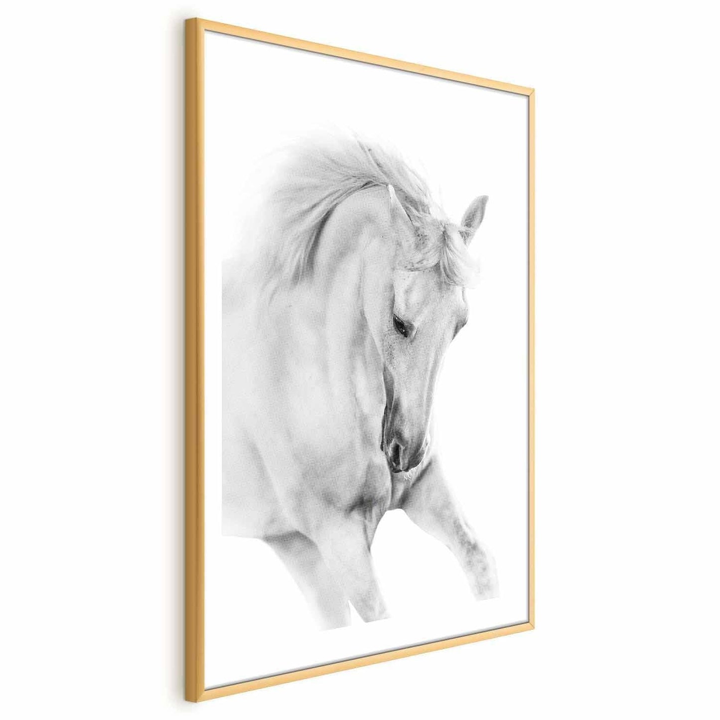 Poster - White Horse Artgeist