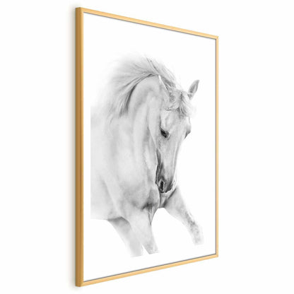 Poster - White Horse Artgeist