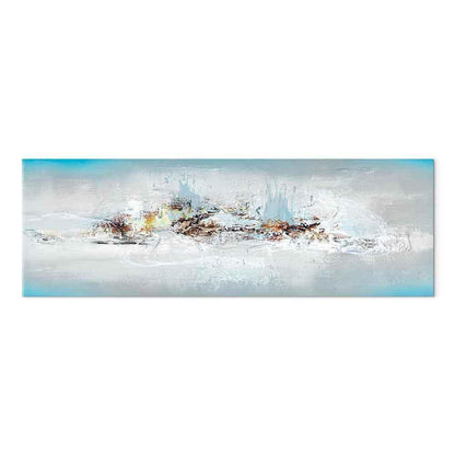 Leinwandbild - Winter Outside the Window (1 Part) Narrow