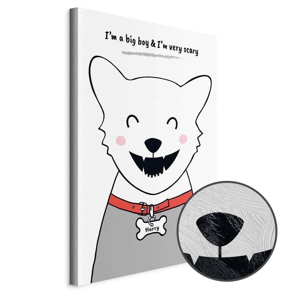 Leinwandbild - Doggy Harry (1 Part) Vertical