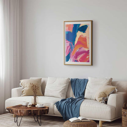 Poster - Colorful Expression - strong contrasts in an energetic composition