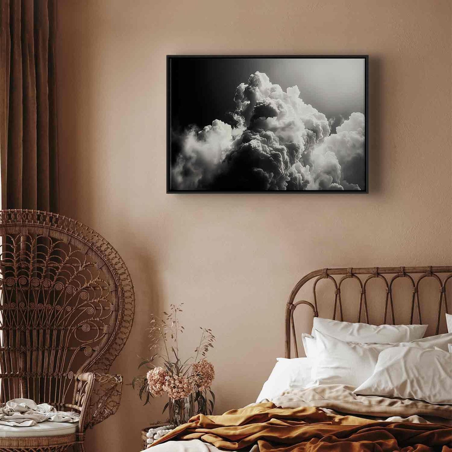 Leinwandbild - Clouds Like from Dreams: Let the Sun Illuminate Your Day – A Visual Feast Artgeist