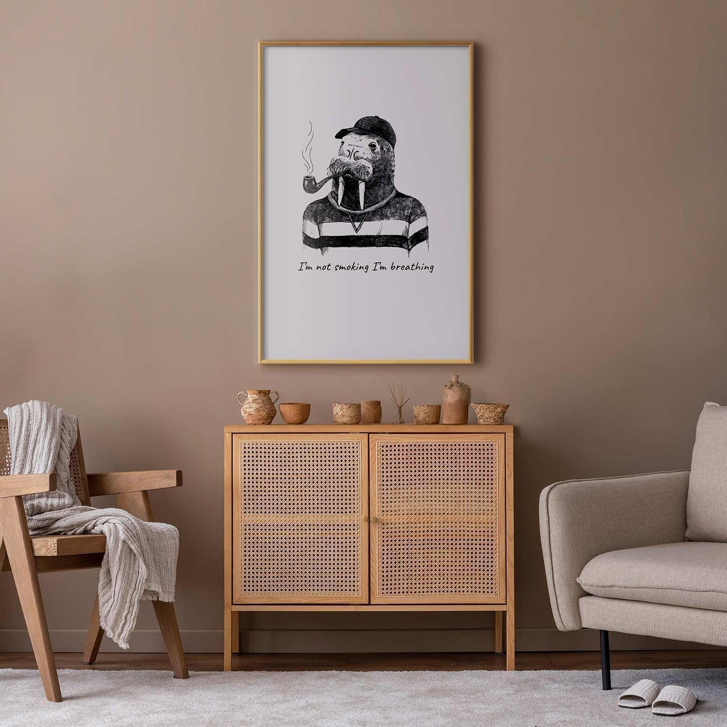 Poster - I'm Not Smoking I'm Breathing